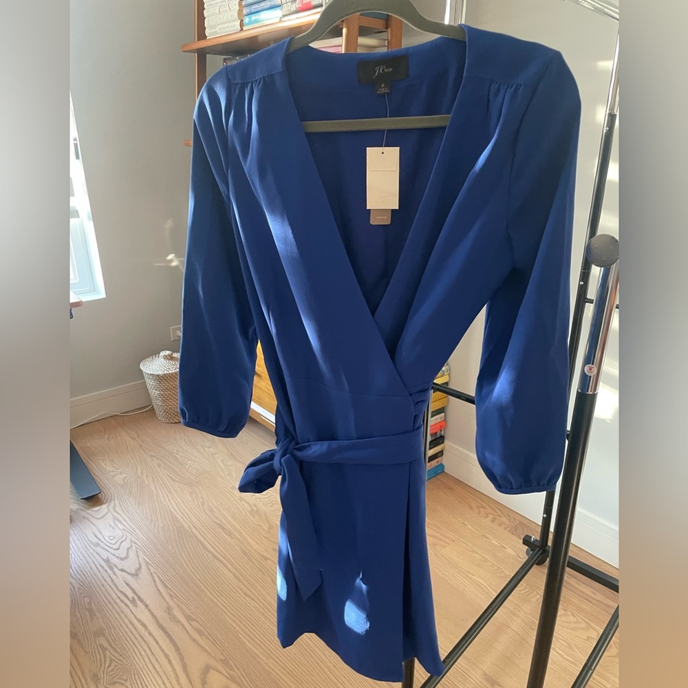 NWT J Crew Mini Wrap Dress (size 2)